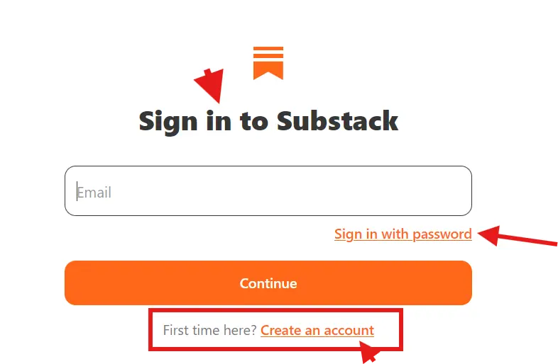 Sign in Or Create an Account on