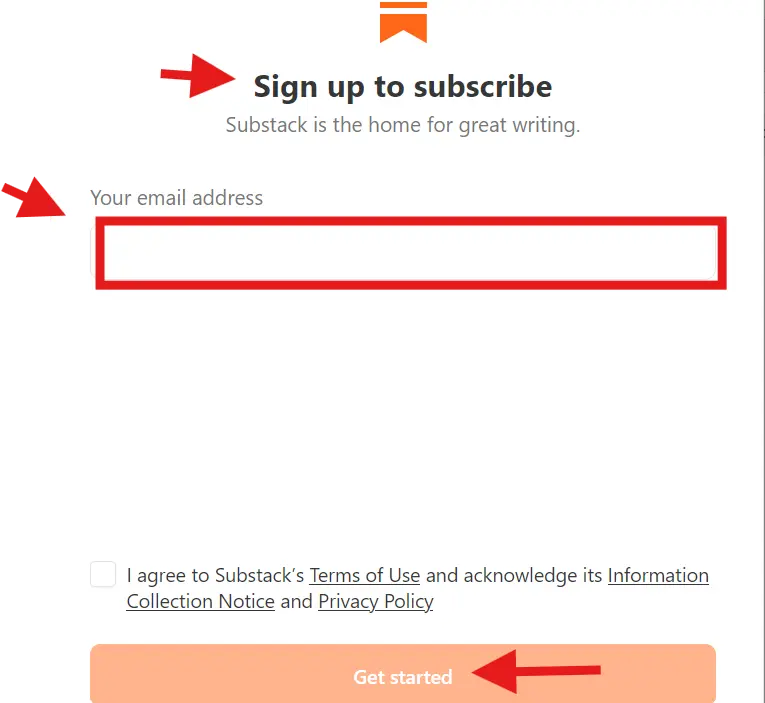 Signing Up on Substack
