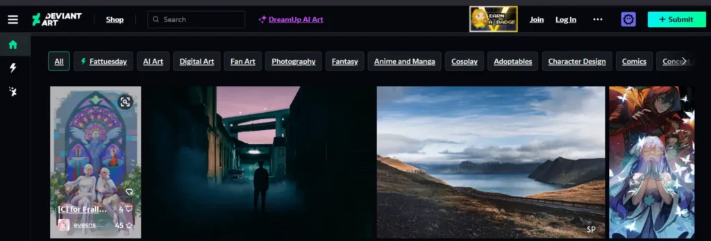 DeviantArt Website
