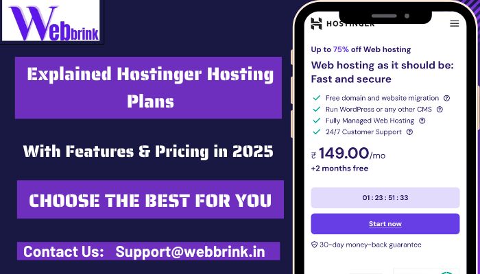Explained Hostinger Hosting Plans & Features Hostinger Pricing