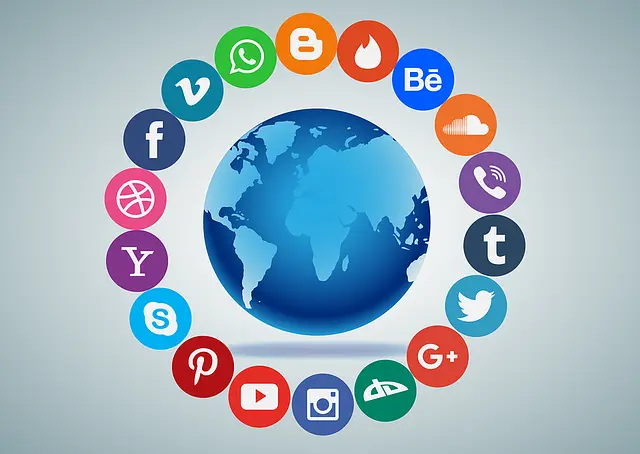 Various Social Media Icons