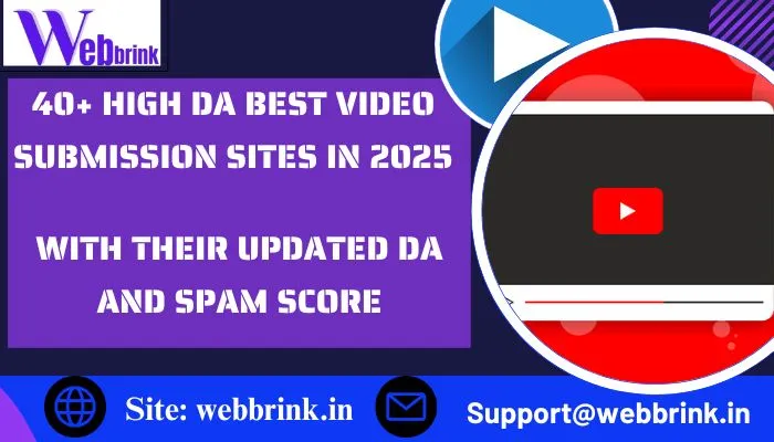 40 Best Free High DA Video Submission Sites List in 2025