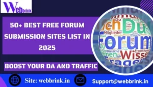 50+ Best Free Forum Submission sites List (2025)